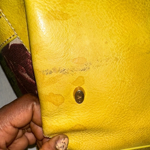 Valentino Vintage Canvas and Leater Floral Weekender tote Bag - Picture 7 of 10